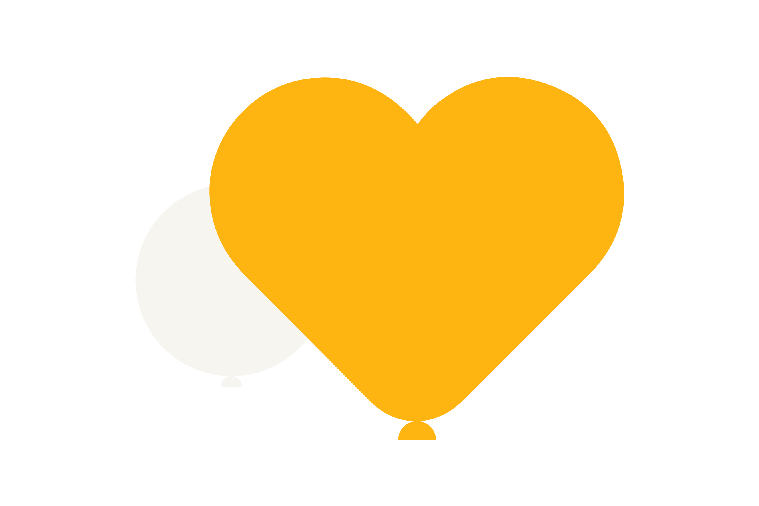 A heart balloon
