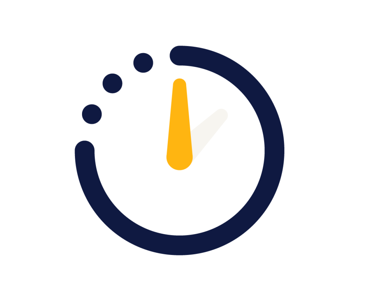 An illustration of a clock