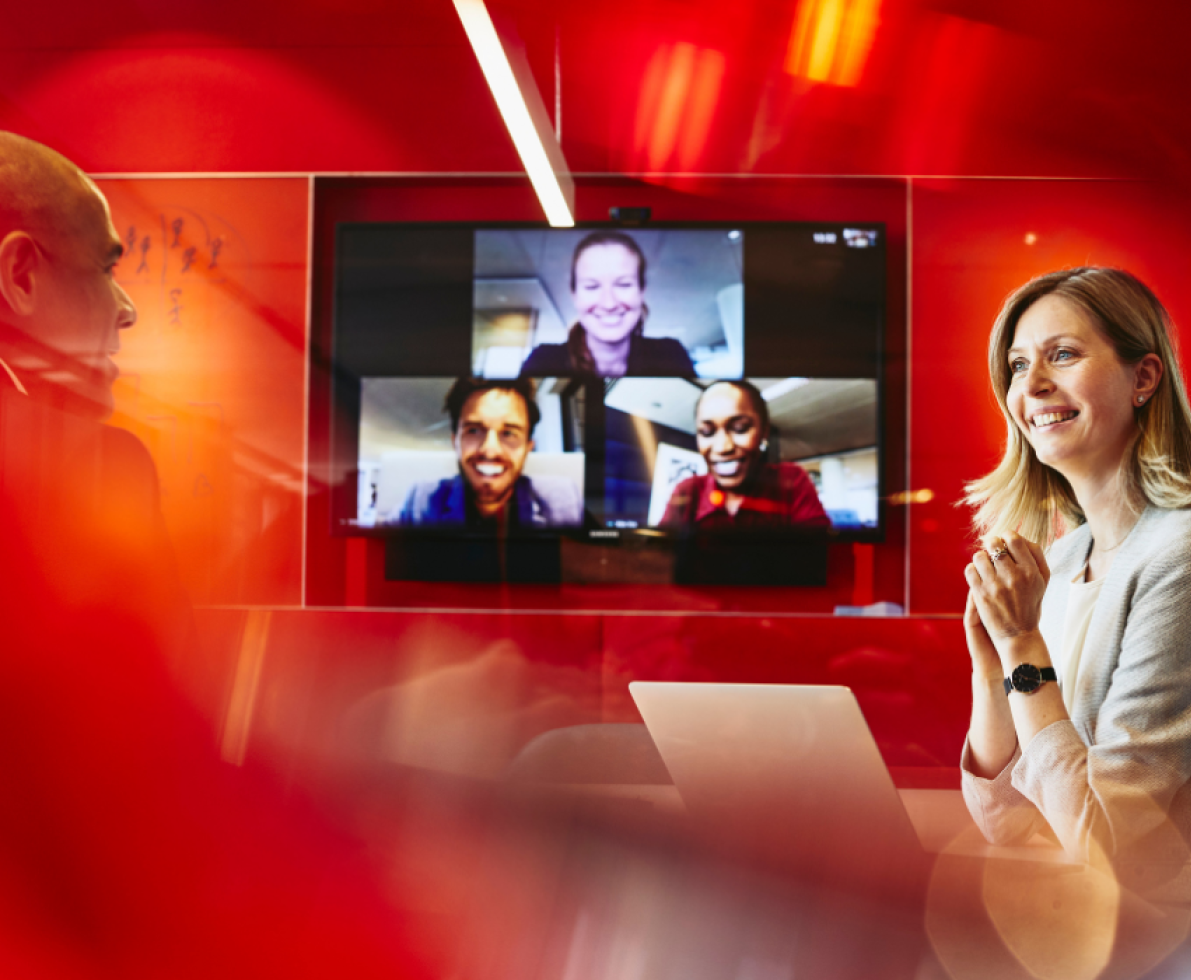 people in a zoom meeting