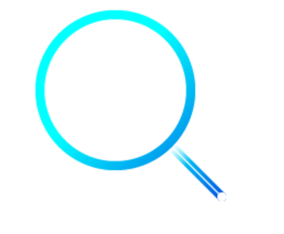 an illustration of a magnifying glass